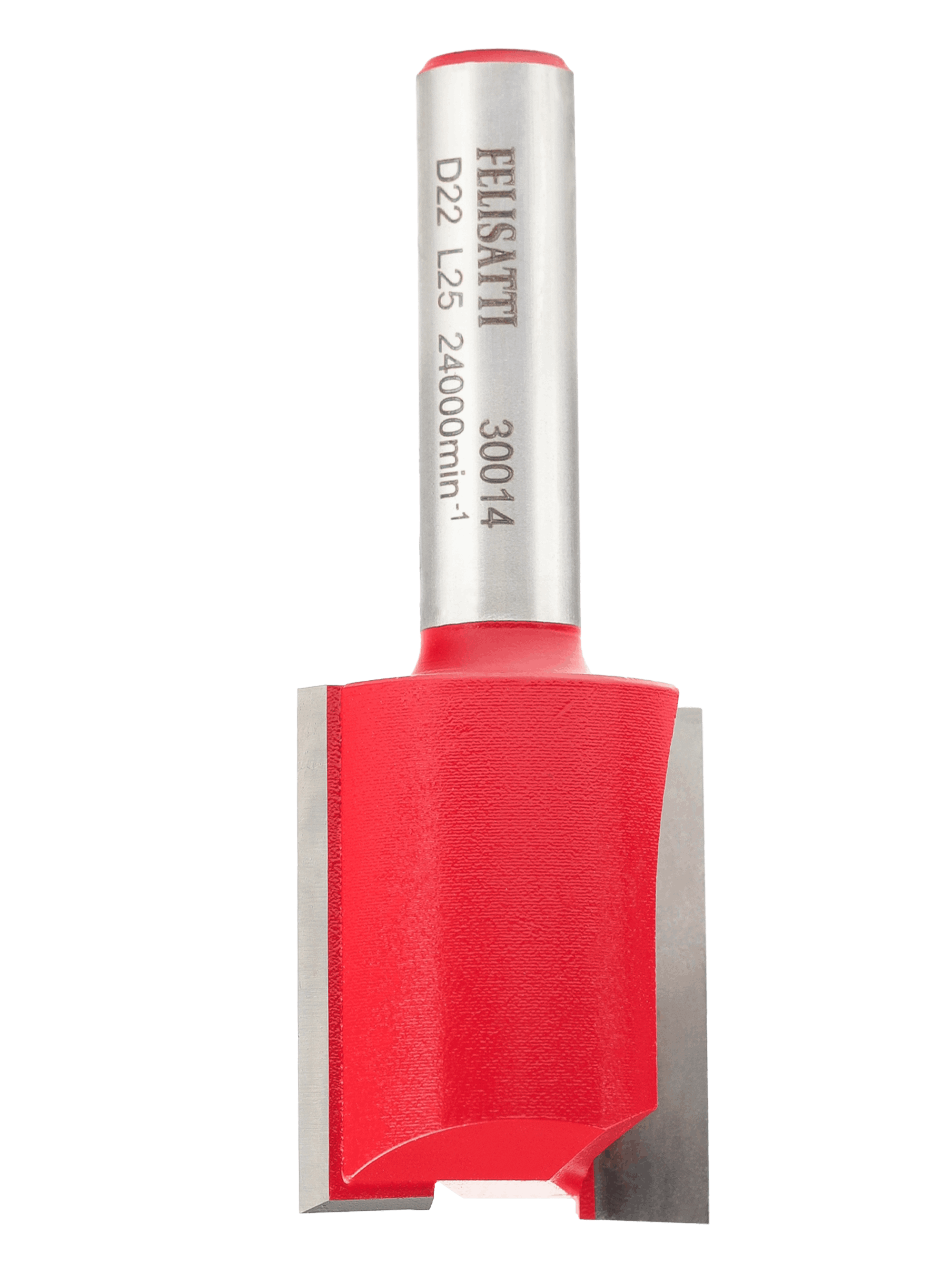 Фреза по дереву пазовая прямая Ø22х22 твердосплав ц/хв 8 Felisatti бокс