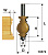 Фреза по дереву кромочная фигурная Ø25.4х32 твердосплав ц/хв 12 ЭНКОР бокс