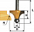 Фреза по дереву кромочная калевочная Ø16х6 R1.6 твердосплав ц/хв 8 ЭНКОР бокс