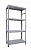 Стеллаж металлический 1350х700х300, 4 пол (разб) ЭНКОР